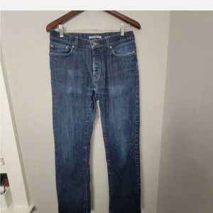 John Varvatos USA Authentic Fit Button Fly Straight Jeans 32